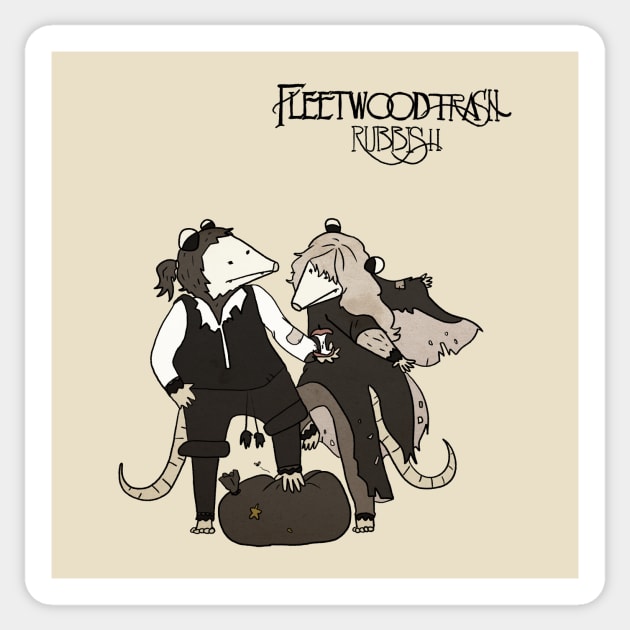 Possum Propaganda- Fleetwood Trash Sticker by Hillopurkki